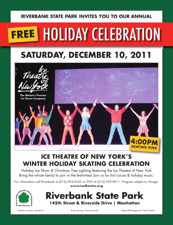 Ice Theater of New York's Annual Winter Holiday Celebration at Riverbank State Park